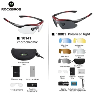 Photochromic Cycling Sunglasses